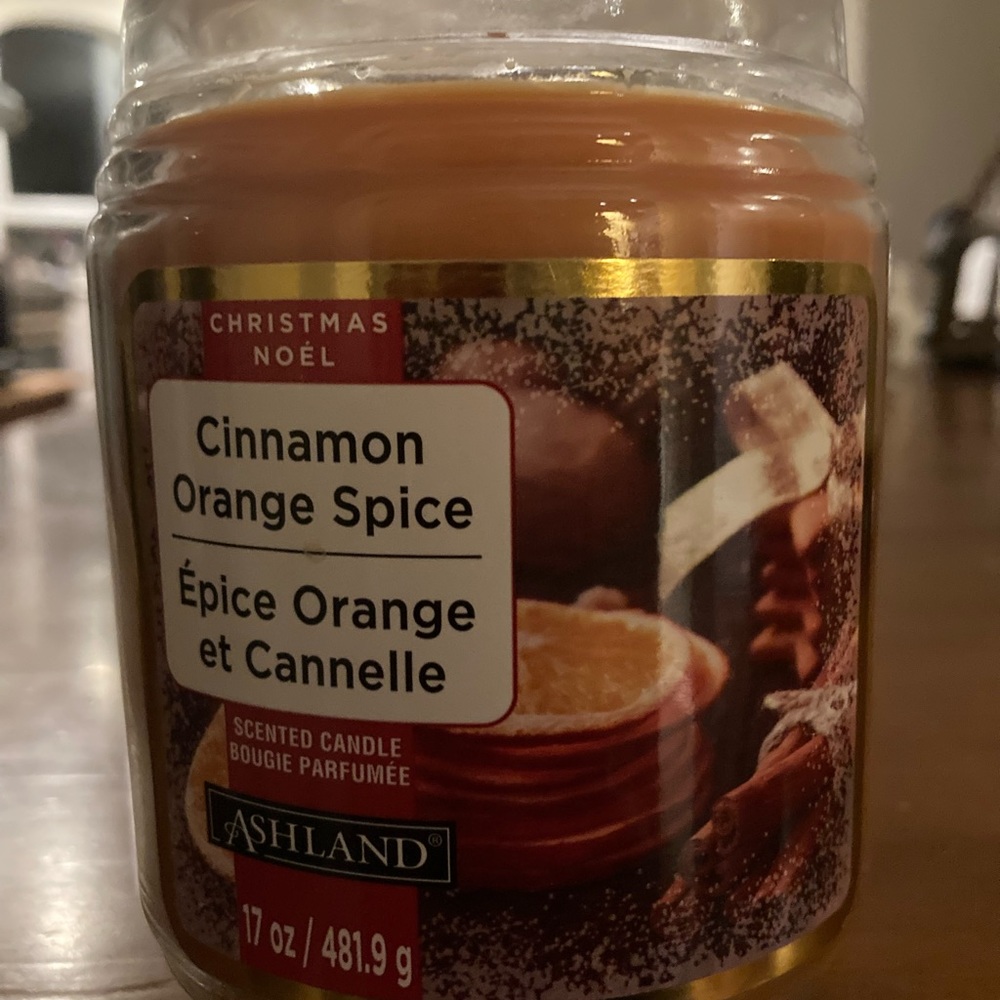 Cinnamon orange spice 17 oz jar candle
